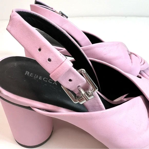 Rebecca Minkoff Agata Slingback Sandals Pink Size 7.5/8 - Picture 7 of 16